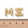 Rack Plating Brass Micro Pave Cubic Zirconia Slide Charms KK-C084-34G-M-3