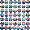 50Pcs Ice Mountain PVC Waterproof Stickers PW-WG84221-01-3