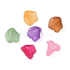 Transparent Acrylic Flower Beads X-PL622M-2