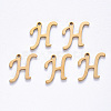 PVD Vacuum Plating 201 Stainless Steel Charms STAS-R105-H-G-2