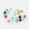 4~5mm Mixed Color Cube Glass Beads X-GS4MM-M-2