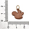 Printed 304 Stainless Steel Charms SA-CBA59B8-02L-G-3