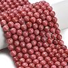 Natural Thulite Beads Strands G-C280-B17-8mm-1