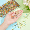 5400pcs 12 Colors Plated Glass Bugle Beads SEED-PH0002-32-6