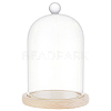 Glass Dome Cover DJEW-WH0043-36-1