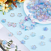 150Pcs Acrylic Bead Caps OACR-DC0001-31B-5