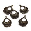 Tibetan Style Alloy Chandelier Components Links PALLOY-P172-062AB-NF-1