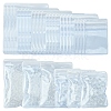 60Pcs 6 Styles Rectangle PVC Resealable Packaging Bags OPP-FS0001-17-1