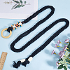 Handmade Weaving Cotton Linen Waist Chain Belts for Women Ladies Dress AJEW-WH20017-75B-3