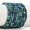 Natural Chrysocolla and Lapis Lazuli Beads Strands G-B175-D06-3mm-2