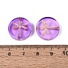 Baking Paint Transparent Glass Beads DGLA-N018-30D-2