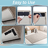 18Pcs Rectangle Polyurethane Carpet Non-Slip Mat DIY-BC0016-08-4
