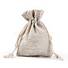Cotton Cloth Packing Pouches Drawstring Bags ABAG-R011-7X9-01-3