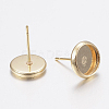304 Stainless Steel Stud Earring Settings X-STAS-H436-20B-01-2