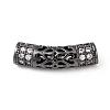 Brass Micro Pave Cubic Zirconia Beads ZIRC-F001-66-2