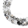 Electroplate Glass Beads Strands X-EGLA-D018-02C-3