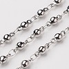 Tarnish Resistant 304 Stainless Steel Ball Link Chains CHS-L015-39-2