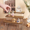 3-Tier Transparent Acrylic Action Figures Display Risers ODIS-WH0002-91-WH-3