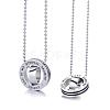 Fashewelry Stainless Steel Pendant Necklaces NJEW-FW0001-03M-2