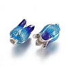 Alloy Enamel Beads PALLOY-E570-01S-2