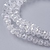 Electroplate Glass Beads Strands EGLA-J147-B-AB01-3
