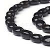 Natural Black Onyx Beads Strands G-I271-E02-6x8mm-3