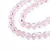 Electroplate Glass Bead Strands LS-EGLA-R015-4mm-9-3