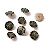 Alloy Enamel Shank Buttons BUTT-WH0015-52F-1