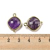 Natural Amethyst Pendants G-M431-12G-01-3