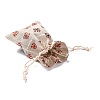 Cotton Gift Packing Pouches Drawstring Bags ABAG-B001-01B-01-4