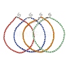 Glass Seed Beaded Necklace with 304 Stainless Steel Clasps NJEW-JN04428-1