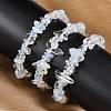 Unisex Chip Opalite Beaded Stretch Bracelets BJEW-S143-10-5