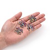 Alloy Pendants Rhinestone Settings PALLOY-N156-068-RS-5