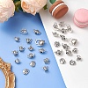 30Pcs 6 Styles Tibetan Style Alloy Charms TIBEP-YW0001-77-4