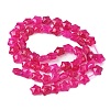 Dyed Natural Malaysia Jade Star Beads Strands G-Z080-A01-02-3