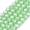Electroplate Glass Beads Strands EGLA-A034-J8mm-A05-1