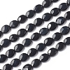 Natural Black Onyx Beads Strands G-I271-B02-8x10mm-1