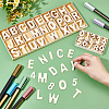   2 Boxes 2 Style Wood Alphabet & Number Puzzles for Toddlers AJEW-PH0004-29A-5