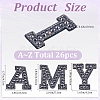 Alphabet Resin Rhinestone Patches DIY-GF0009-18B-2