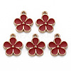 Alloy Enamel Pendants ENAM-N055-033E-NR-1