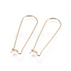 304 Stainless Steel Hoop Earring Finding X-STAS-E464-05G-1