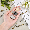 SUPERFINDINGS DIY Bolo Tie End Making Finding Kit FIND-FH0005-93-4
