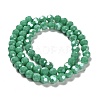 Electroplate Opaque Glass Beads Strands EGLA-A035-P8mm-A13-2