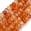 Natural Banded Agate Beads Strands G-Z111-A01-01-3