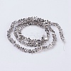 Electroplate Glass Beads Strands EGLA-J145-4mm-PL01-2