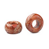 Natural Brecciated Jasper European Beads LS-X-G-G740-14x8mm-05-2