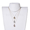 Brass Tiered Necklaces NJEW-JN02381-6