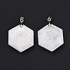 Natural Quartz Crystal Pendants G-C241-02F-3