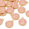 Golden Plated Alloy Enamel Charms X-ENAM-S118-07B-4
