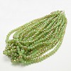 Electroplate Glass Faceted Rondelle Beads Strands EGLA-D020-3x2mm-58-4